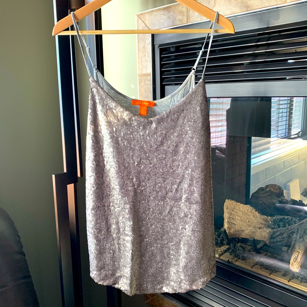 NWOT Joe Fresh Sequined Cami
